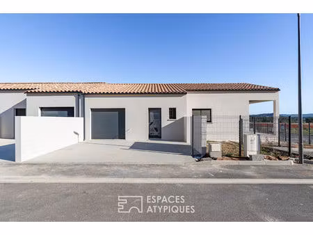 maison neuve de plain-pied à thézan-des-corbières : confort moderne et cadre nature