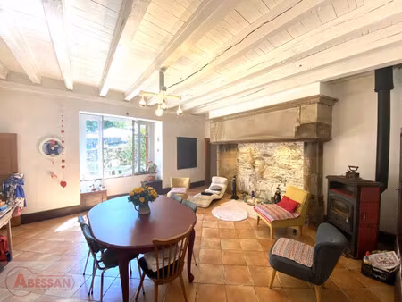 vente maison de maître saint pierre de trivisy  220m² 10 pièces 322 000€ avec terrasse