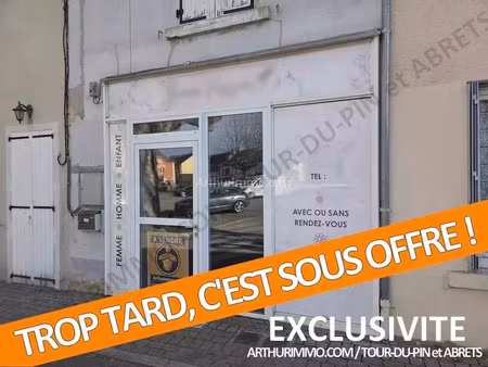 vente local commercial 2 pièces 31 m2 à les abrets en dauphiné