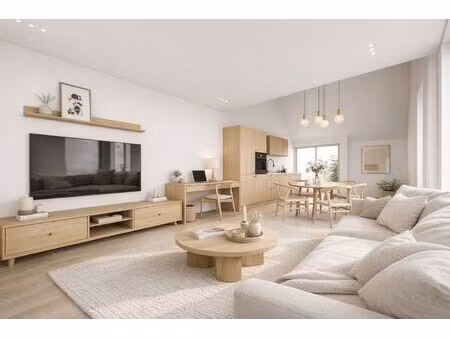 nieuwbouw 1-slaapkamerappartement met 2 terrassen in hartje gent