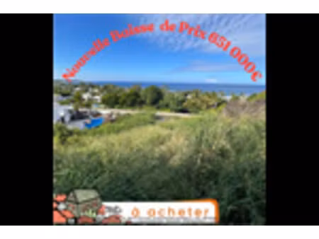 a vendre - terrain - st gilles les bains