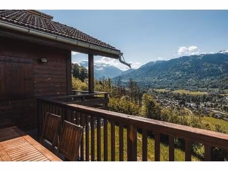 charmant chalet avec vue panoramique – verchaix  coteau sud