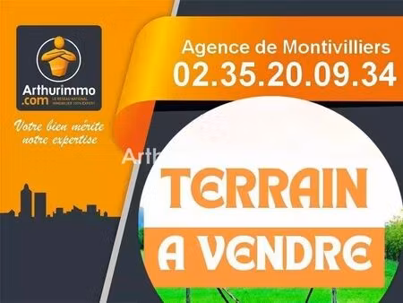 vente terrain 546 m2 à montivilliers