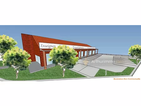 location local commercial 940 m2 à jenlain