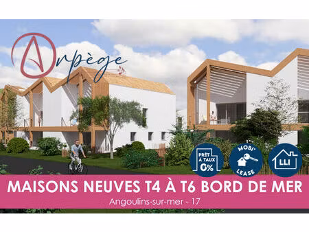 vente programme neuf t4 pièces 92 à 93 m² angoulins (17690)