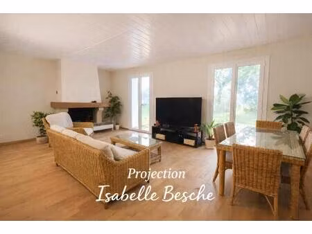 baron- maison familiale 4 chambres- plain pied- grand terrain arboré