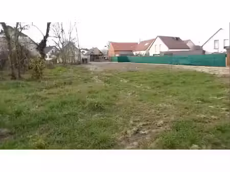 rare très beau terrain 922m² entièrement viabilisé à geispolsheim village