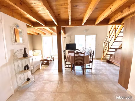 vias plage - appartement/duplex t2 de 67 m2 avec loggia + pl