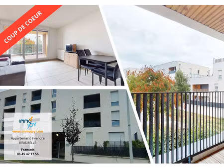 vente appartement 2 pièces 42 m² beauzelle (31700)