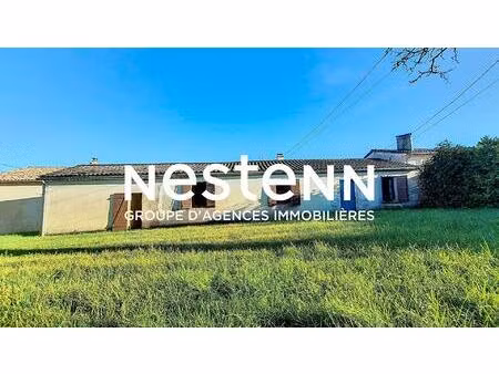 maison 105 m² à rénover avec 3 chambres  garage et jardin à réaup-lisse