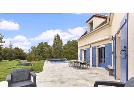 maison à vendre 7 pièces fontenay saint pere (78) - piscine - double garage - carport - te