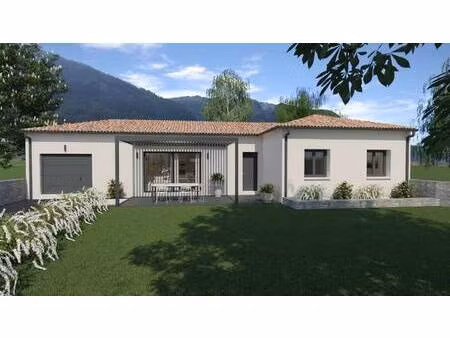 terrain avec maison neuve à vendre