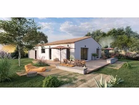 terrain avec maison neuve à vendre