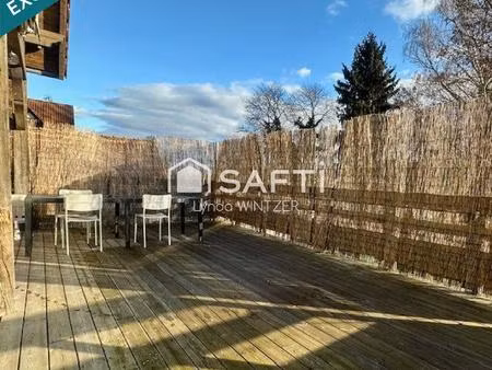 maison 3 chambres sur 6 ares de terrain