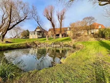 à vendre - st léonard - propriété de caractère en pierres - 4 75 hectares - 7 appartements