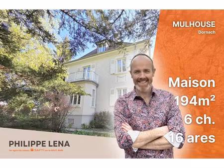 vente maison 8 pièces 194 m² à mulhouse (68100)  589 000 €
