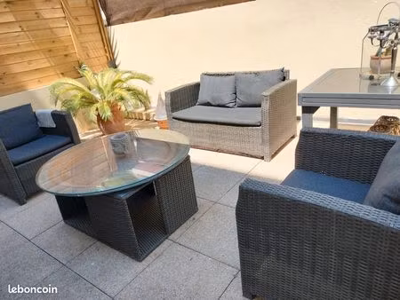 studio véranda terrasse