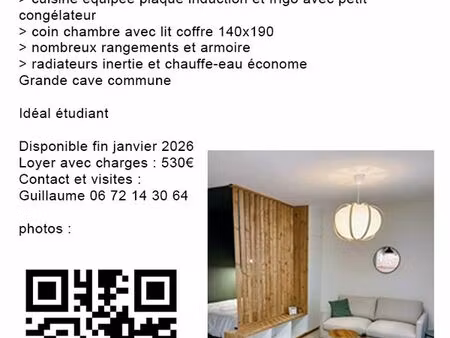 studio meuble roquette avec courette