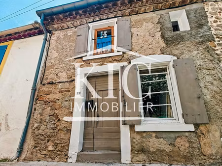 proche carcassonne - maison de village à rénover - idéal inv