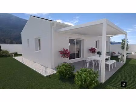 terrain avec maison neuve à vendre