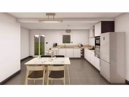 terrain avec maison neuve à vendre