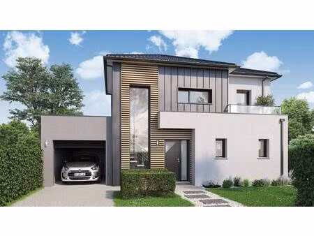 terrain avec maison neuve à vendre