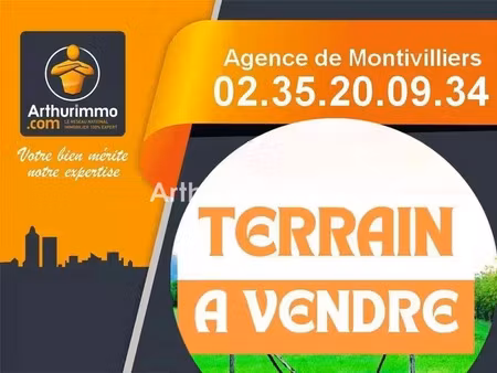vente terrain 546 m² montivilliers (76290)