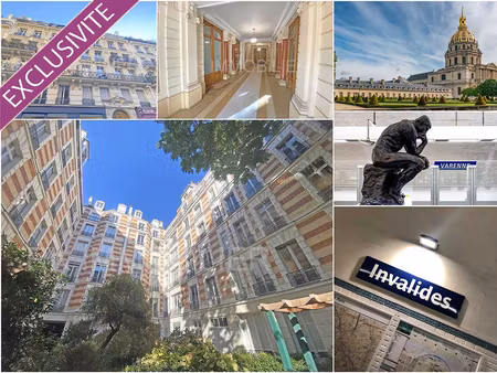 appartement paris 07 - 1 pièce(s) - 17.50m2