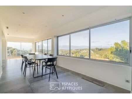 maison d'architecte avec panorama mer. ensuès-la-redonne