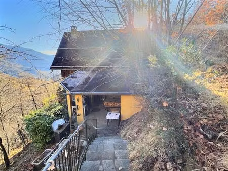 viager occupé —-venanson—-■chalet en duplex au calme  ensoleillé et plein de charme