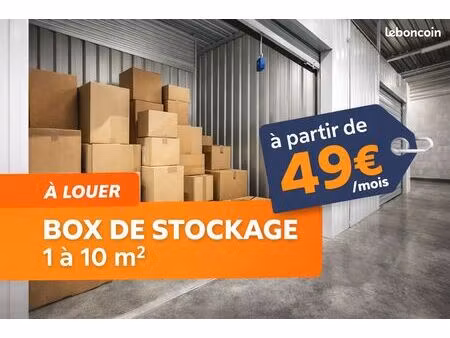 box de stockage sécurisés – sorbiers – accès facile / idéal particuliers & pros