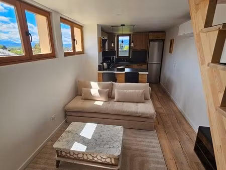 duplex t3 meublé avec jardin - proche genève - pour location courte et moyenne durée