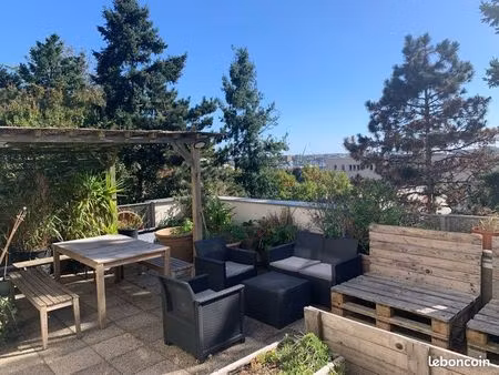 appartement meublé avec grande terrasse - chantenay/nantes 44100