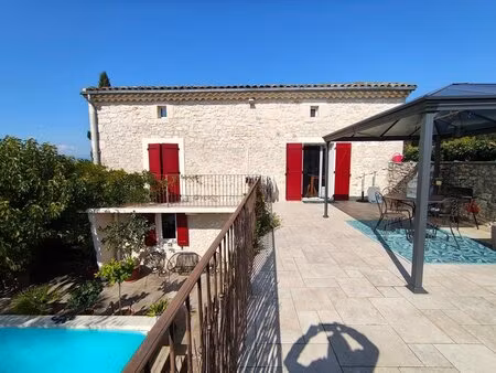 a vendre maison en pierres avec piscine