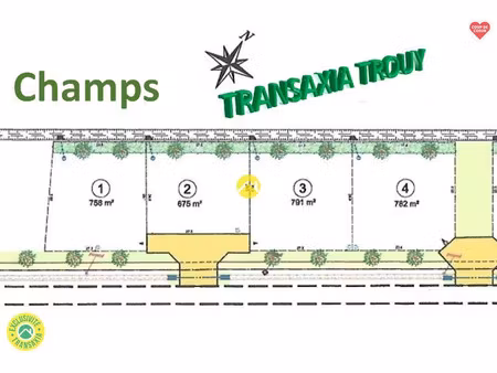 vente terrain 675 m² à saint-caprais (18400)  31 500 €
