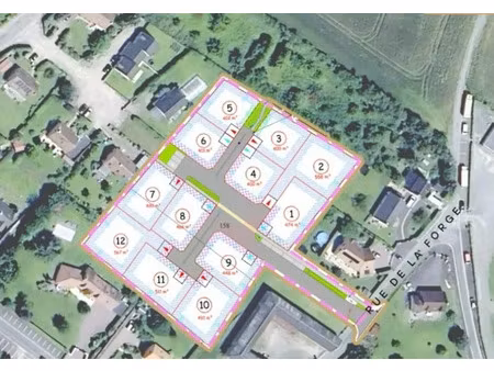 vente terrain 400 m² à barbery (14220)  49 000 €