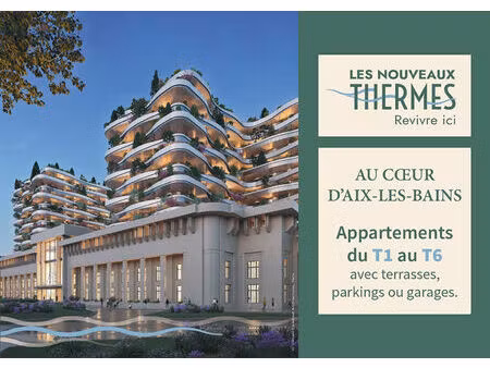 vente appartement 2 pièces 45 m² aix-les-bains (73100)