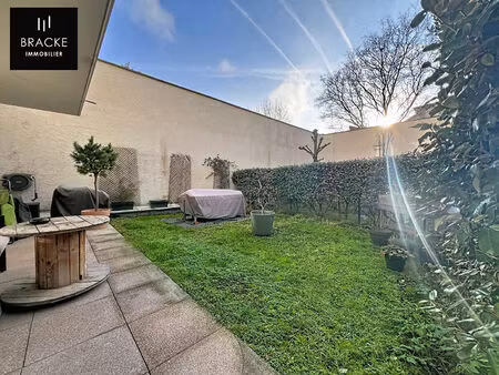 appartement la garenne -voltaire 4 pièces avec jardin privatif