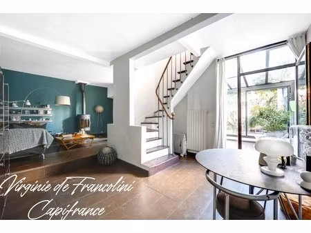 ivry-sur-seine-a vendre maison 7 pièces- 4 chambres -véranda  jardin  garage  cave- 3 mn à