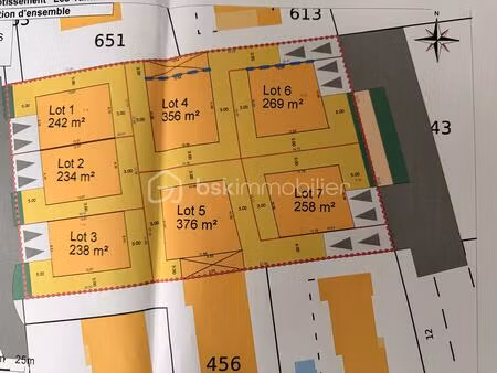terrain de 269 m² à aimargues