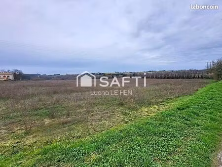 terrain 1322 m² grayssas