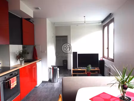 appartement t2 meublé à villard-bonnot - jardin privatif