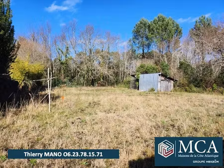 vente terrain 678 m² à biscarrosse (40600)  254 000 €