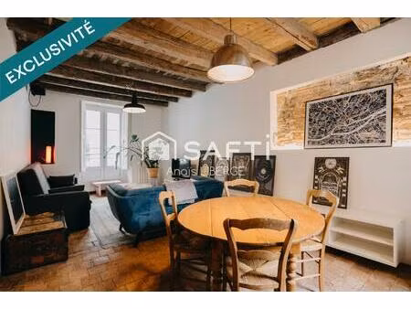 t3 duplex de charme - traversant et lumineux