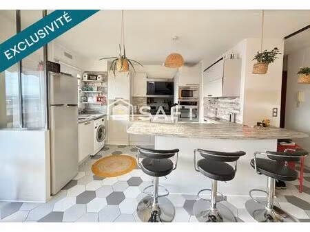 grand 2 pièces lumineux à 13 minutes à pied du rer