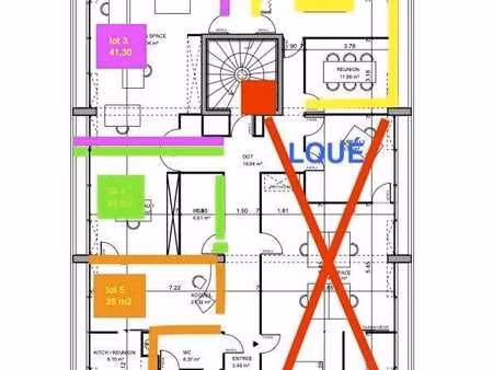 location bureaux et commerces à bayonne (64100) : à louer / 25m² bayonne