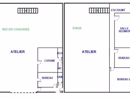 location locaux professionnels 341 m² à guibeville (91630)  3 120 €