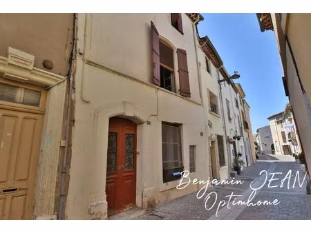 à vendre – maison de village avec cour à sérignan – 131 m² + greniers aménageables