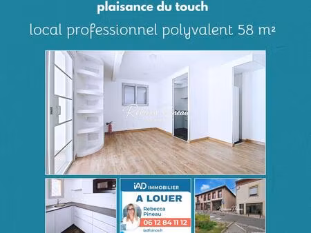 location bureaux 58 m²