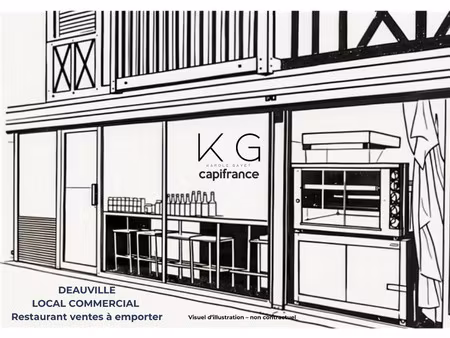 fonds de commerce à vendre deauville 40m2 49 000€
